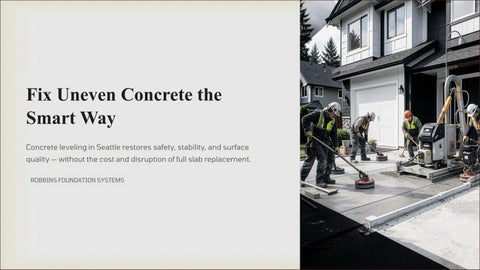 What is concrete leveling and why is it important?
