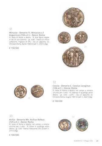 WEB MEDIA Numismatica 2026 FORMATO 165x235 第 23 页