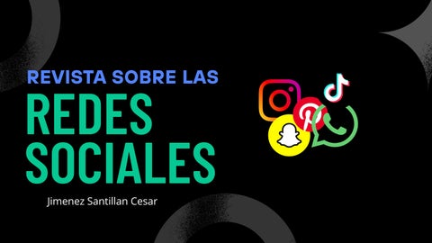 Presentación Impacto de las Redes Sociales Ilustrado Azul y Negro