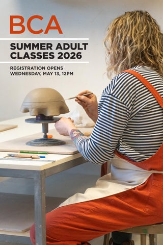 BCA Studios Summer Adult Catalog, 2026