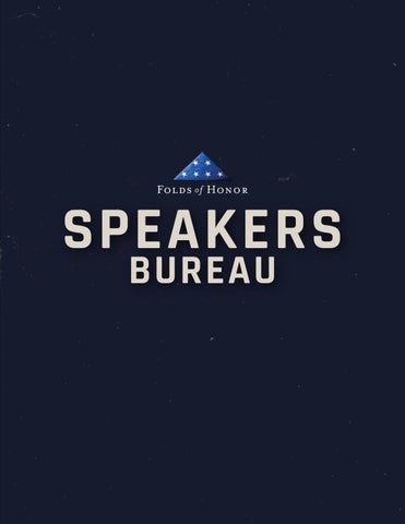 Speakers Bureau Flipbook 