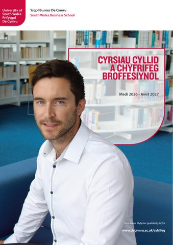 USW Accounting Brochure 2026-27 Cymraeg