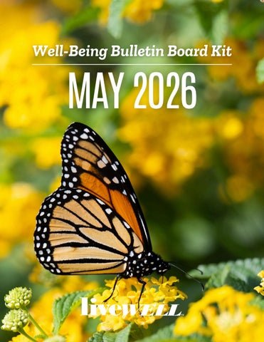 May 2026 Well-Being Bulletin Board