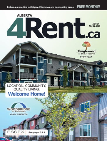 4Rent – Alberta – April 24, 2026