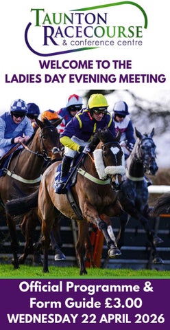 Taunton Racecard - Wednesday 22nd April