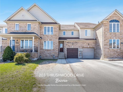203 Thrushwood Drive, Barrie 