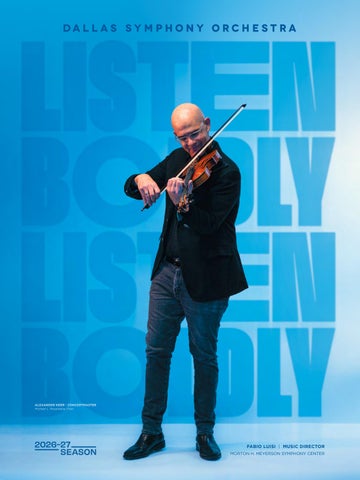 2026/27 Dallas Symphony Orchestra Season Brochure