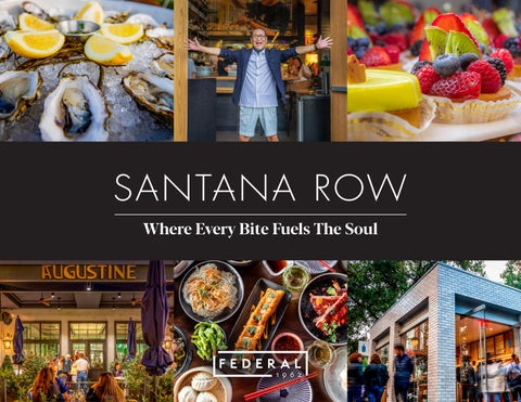 Santana Row: New Restaurant Opportunities Brochure