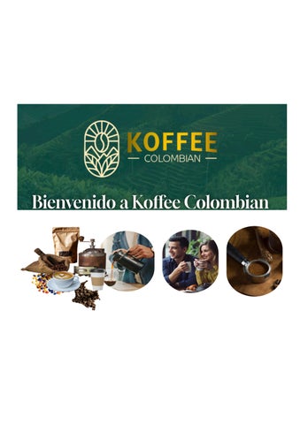 Brochure Productores Café/  Koffee Colombian 