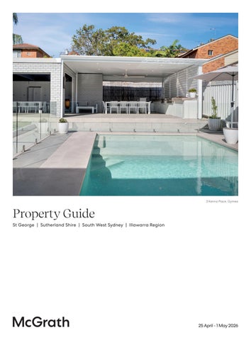 McGrath Open Home Guide: St George **