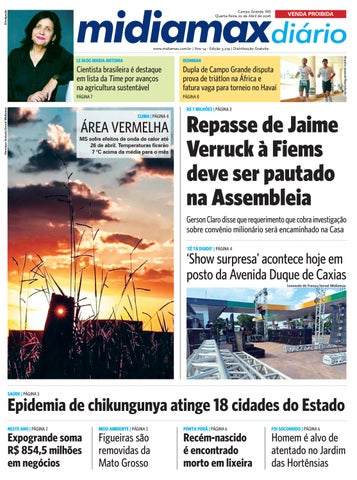 Midiamax Diário | 22 de abril de 2026 | Repasse de Jaime Verruck à Fiems deve ser pautado na Assembl