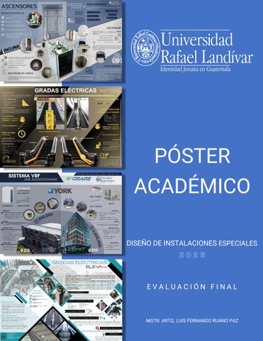EL PÓSTER ACADÉMICO > DISEÑO DE INSTALACIONES ESPECIALES 2026
