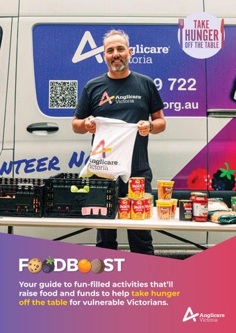 FoodBoost Fundraising Booklet for Organisations