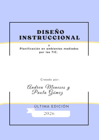Catálogo digital diseño instruccional y planificación