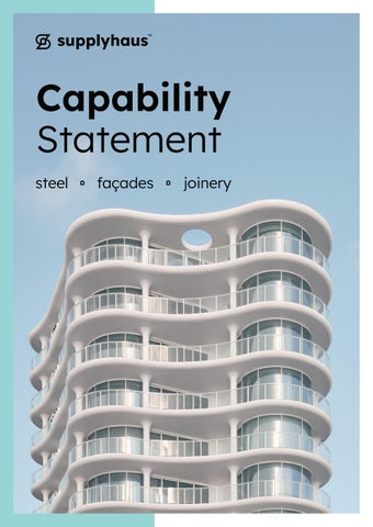 Supplyhaus Capability Statement 2026