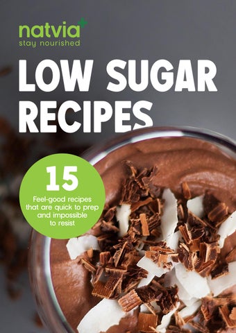 Low Sugar Recipes | Natvia