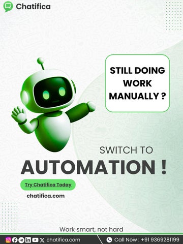 STILL DOING WORK MANUALLY  