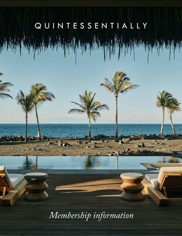 Quintessentially Membership Information