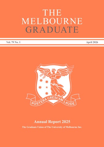 The Melbourne Graduate 2026 (2025 Annual Report)