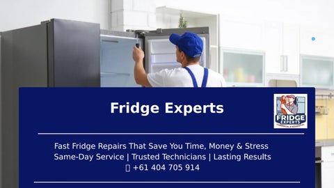 Reliable Fridge Repairs Near Me in Sydney by Fridge Experts