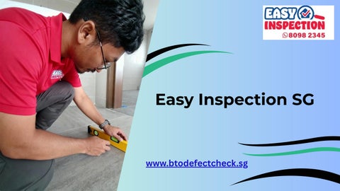 Home Defect Inspection Singapore