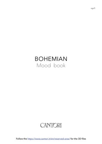 Catalogue Cantori Bohemian Moodbook