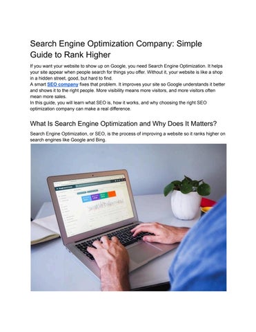 SEO Optimization Company