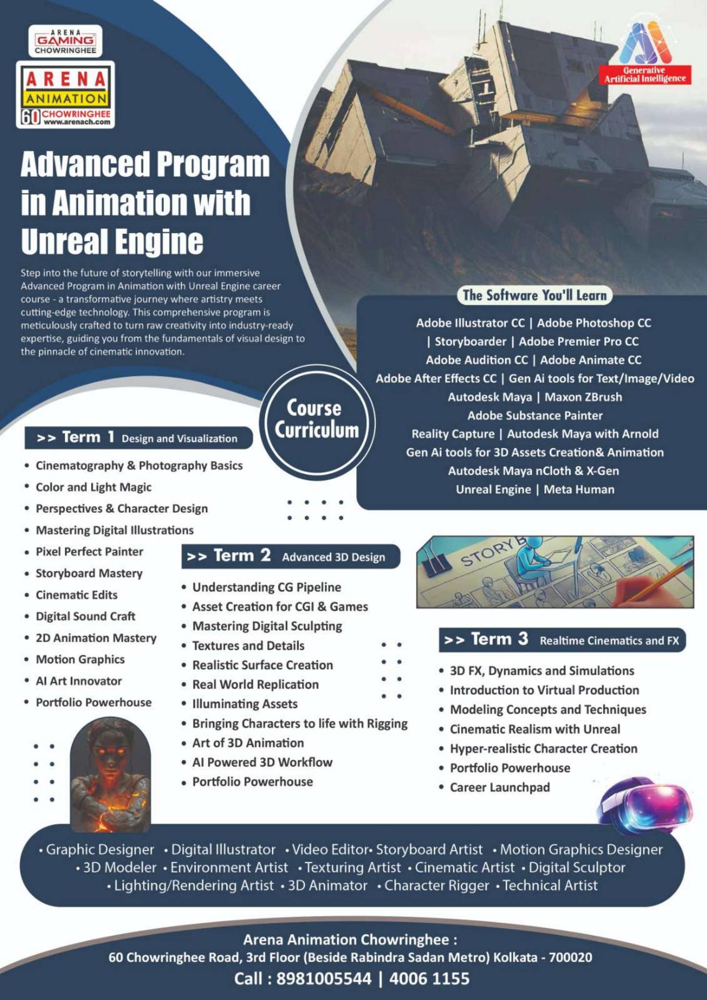 Advanced Program in Animation with Unreal Engine by Arena Animation ...