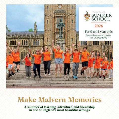 Malvern College Summer School UK Brochure