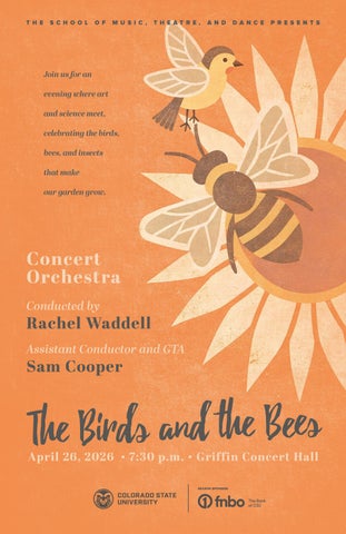 Colorado State University / Concert Orchestra / The Birds and the Bees / 04.26.26