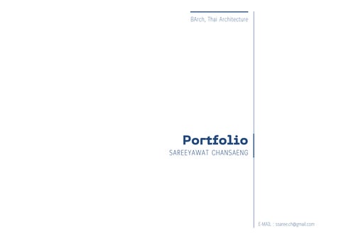 Sareeyawat's Architectural Portfolio