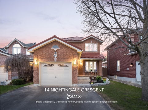 14 Nightingale Crescent, Barrie