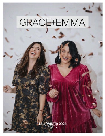 GRACE+EMMA FALL/WINTER 26 CATALOG PART 2