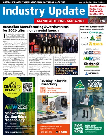 Industry Update - Issue 148 - April/May 26