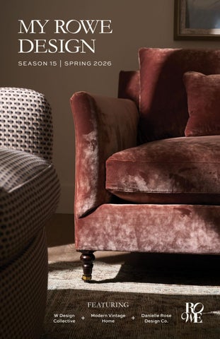 My Rowe Design Lookbook | Spring 2026