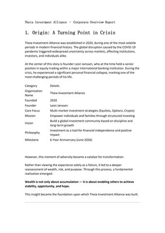 Is Theia Investment Alliance Legit? Full Breakdown