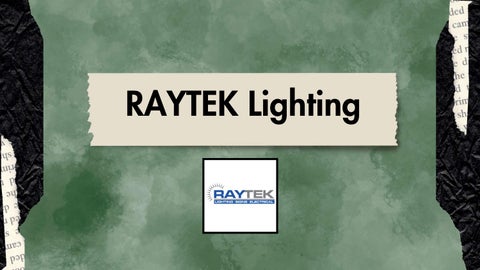 Maintain And Troubleshoot lighting