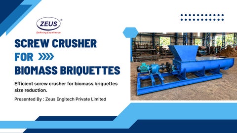 Screw Crusher Manufacturer in India - Zeus Engitech Private Limited