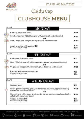 Clubhouse | Clé du Cap | 2026