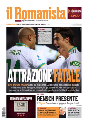 Il Romanista del 23 aprile 2026
