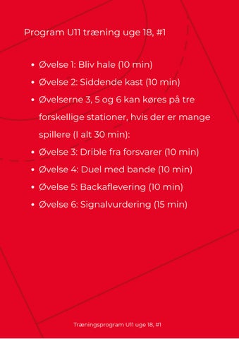 Træningsprogram U11 uge 18, _1