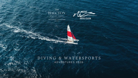 Halcyon Maldives -   Watersports and Diving 2026