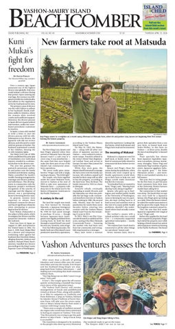 Vashon-Maury Island Beachcomber, April 23, 2026