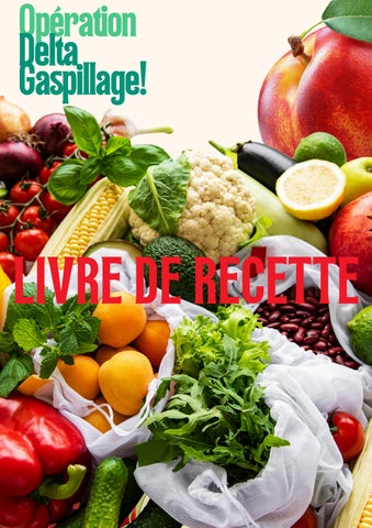 Livret de recettes