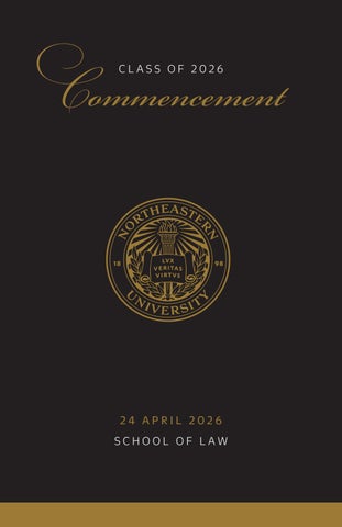 2026 School of Law Commencement
