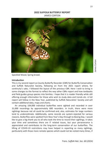 TSNS 60 2022 Butterfly Report