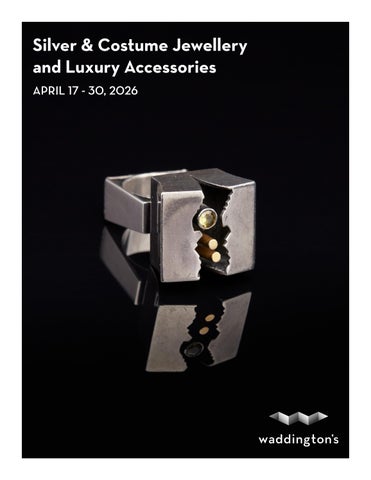 Silver & Costume Jewellery and Luxury Accessories | April 17 - 30, 2026