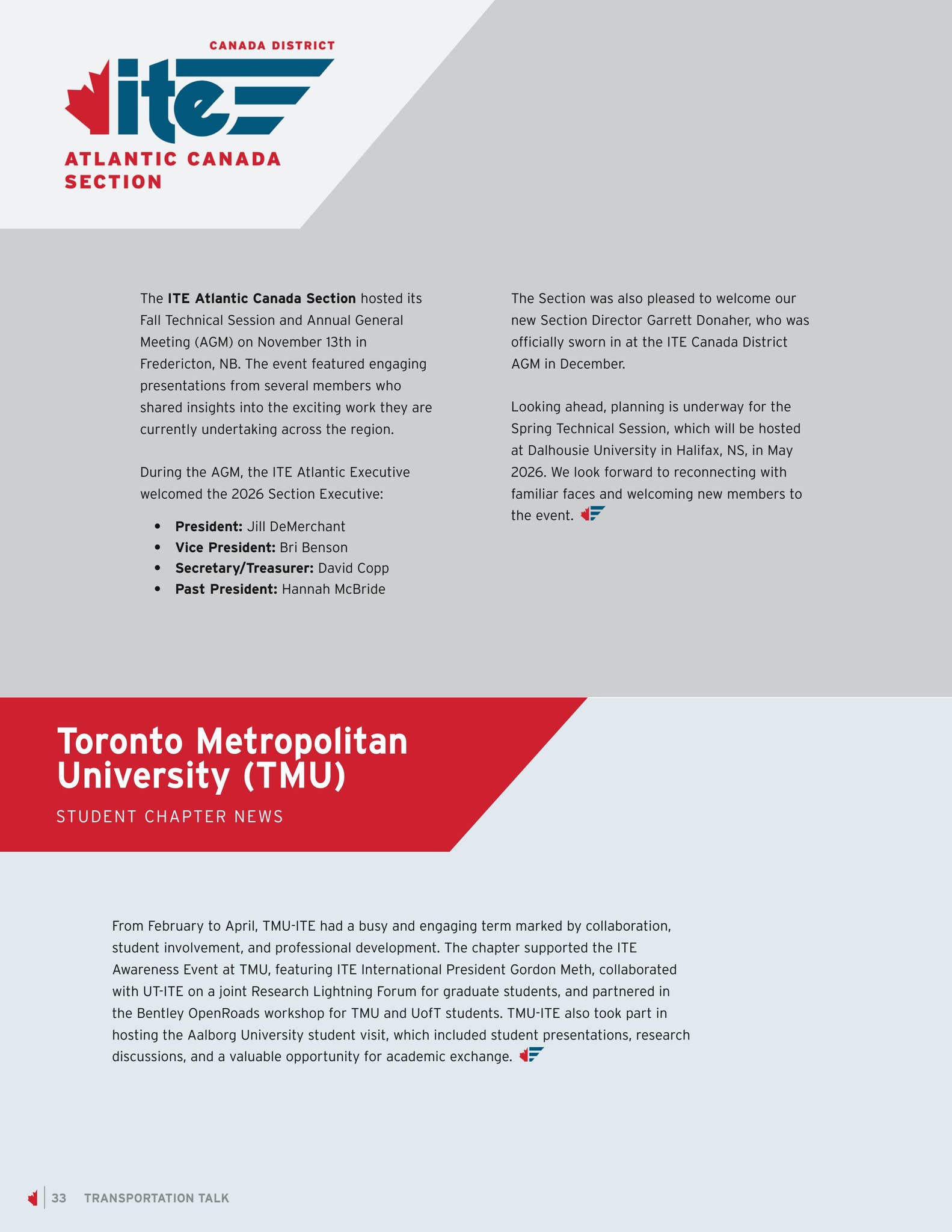 Spring Ite ITE Canada Transportation Talk - Spring 2026 by ITE Canada - Issuu