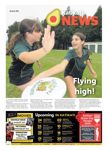 Katikati News - 24 April 2026