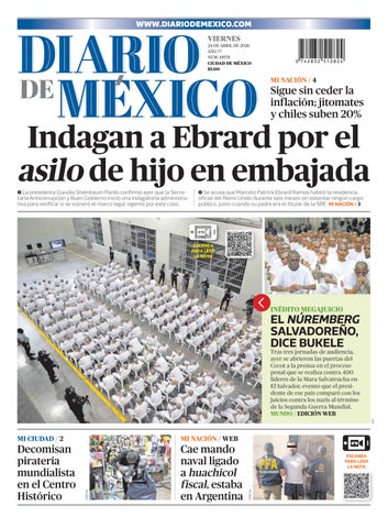 Viernes, 24 de abril de 2026